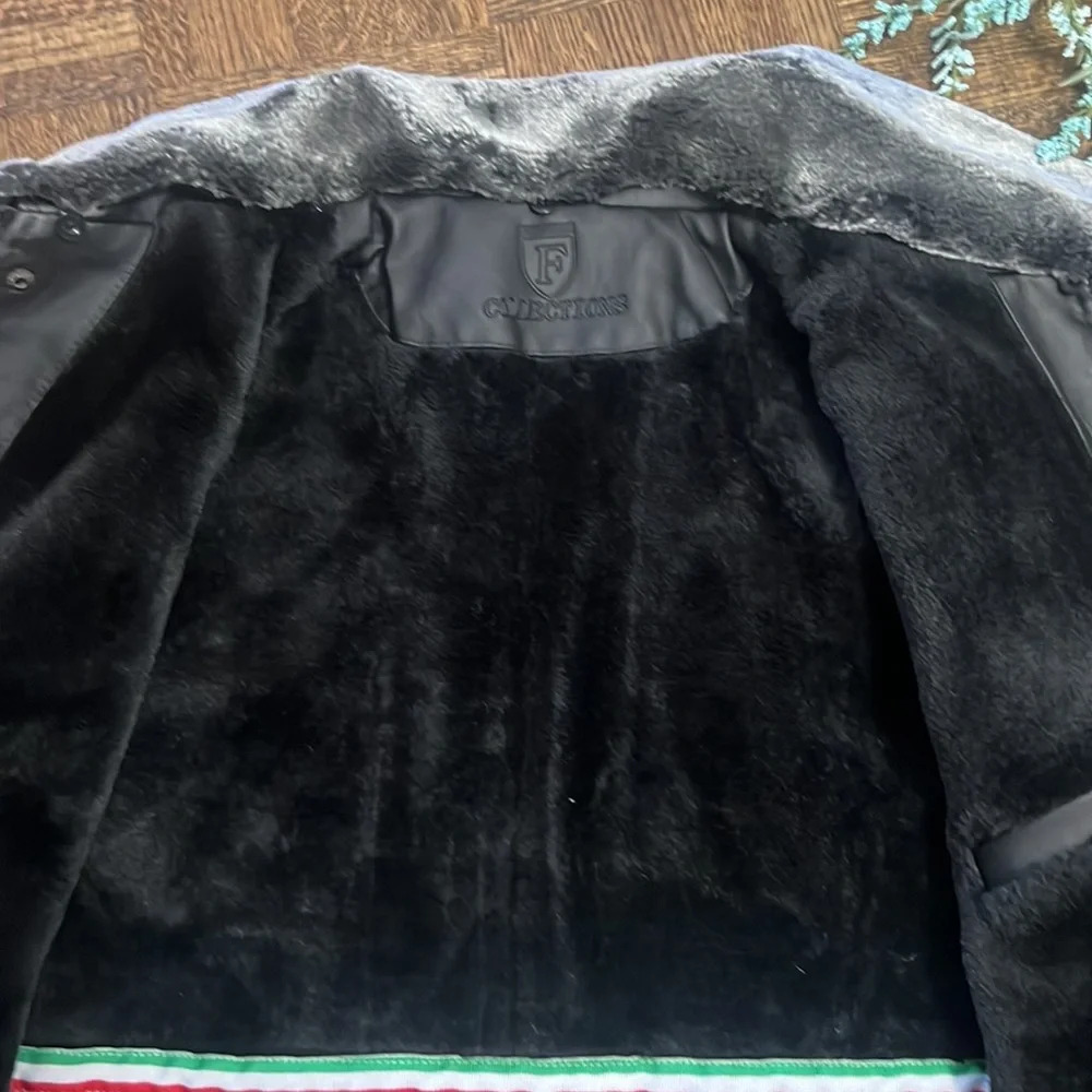 F Collection Leather Jacket - Picture 4 of 9
